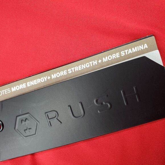 $50 NEW L UNDER ARMOUR Rush STAMINA RED SHORT SLEEVE COMPRESSION SHIRT LARGE NWT - Picture 9 of 13